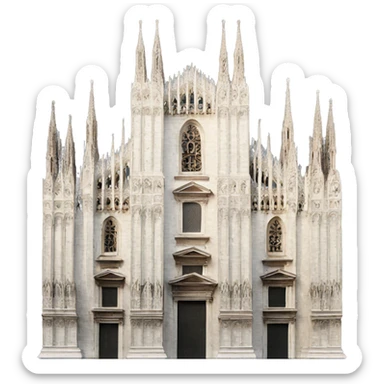 Milan Duomo sticker