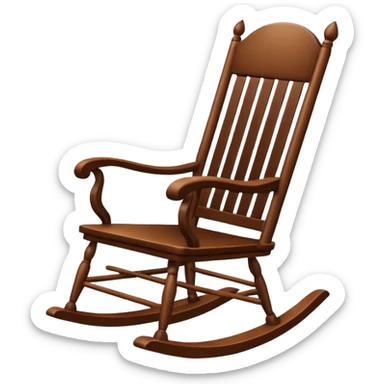 rocking chair sticker