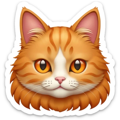Cat emoji with star eyes sticker