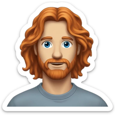 Marlboro-red-long-hair-blue-eyes-metalclothing sticker