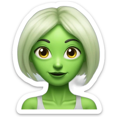 Miss alien ride alien sticker