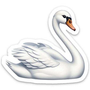 Um cisne braco sticker
