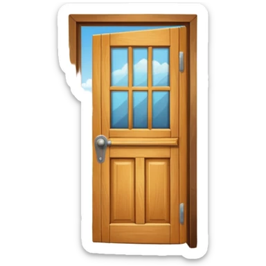 door corridor in school sticker