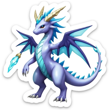  Cool Cute Edgy Shiny Godly Ethereal Digimon-Suicune-Dialga-Reptile full body sticker
