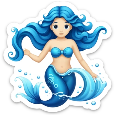 Zodiac sign Aquarius sticker