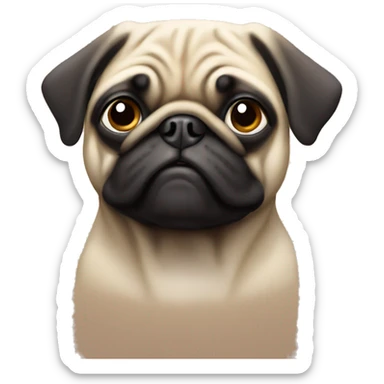 Pug sticker
