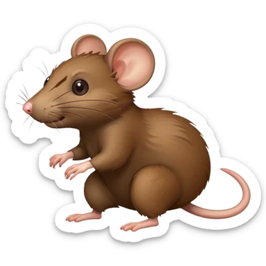 rat running sticker