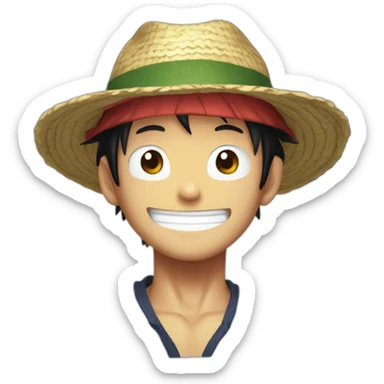 Luffy rigole  sticker