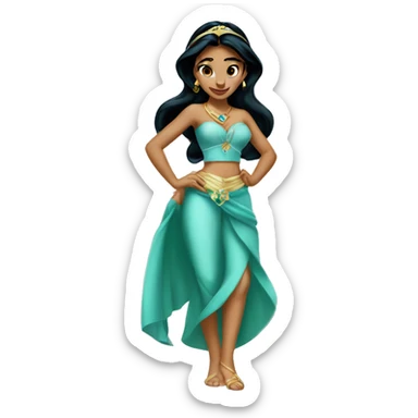 princess jasmine sticker