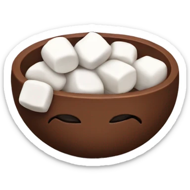 Cacao with marshmallows  sticker