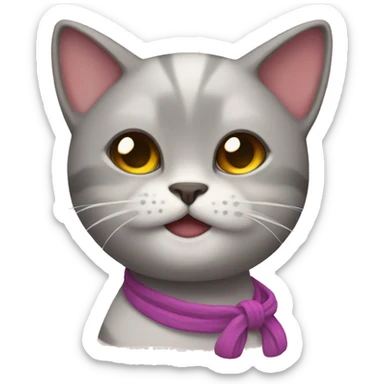 Gay cats sticker