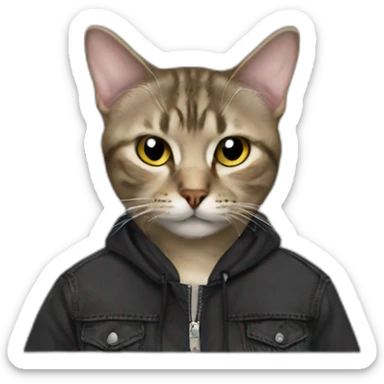 Vetements cat sticker