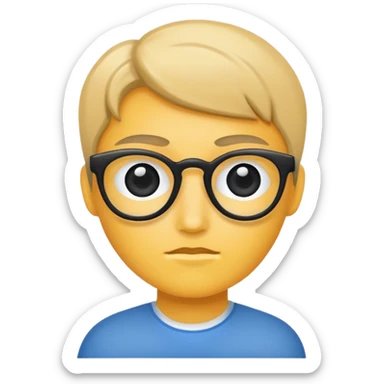 Psychology student symbol sticker