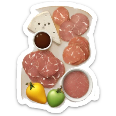 Cute charcuterie board sticker