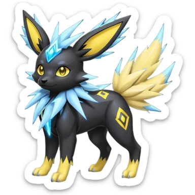 Umbreon-Manectric-Jolteon-Fakemon-hybrid -fusion- full body sticker