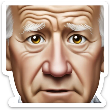 Sad Joe Biden sticker