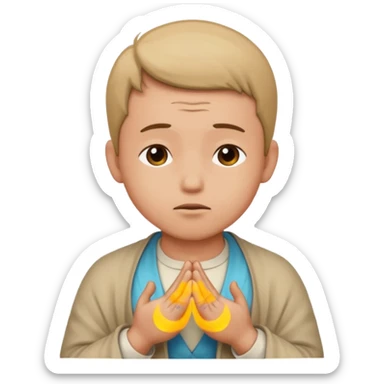 A moslem praying sticker