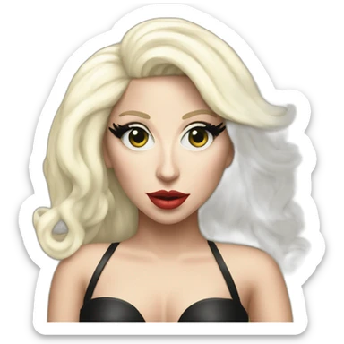 Lady gaga on the fame era sticker