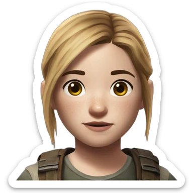 the last of us ellie sticker