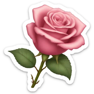 Rose sticker