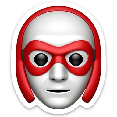 Money Heist mask emoji like real  sticker