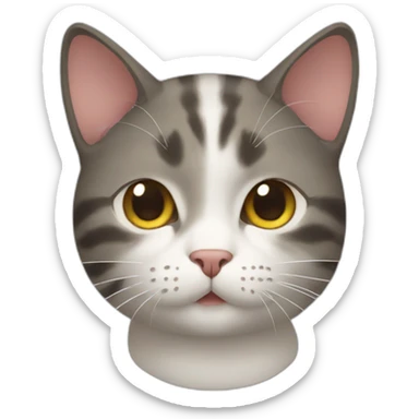 cat from japan sticker