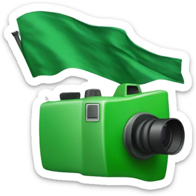 green flag camera sticker