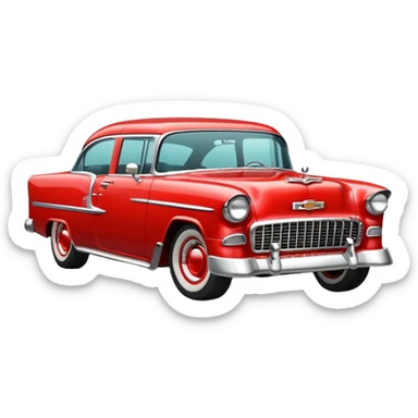 1955 Chevy Belair  sticker