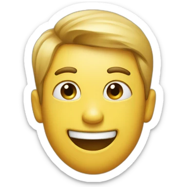 smile with a letter s letter k letter sticker