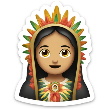 la vigen de guadalupe sticker