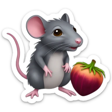 rat-phoenix-beetroot sticker