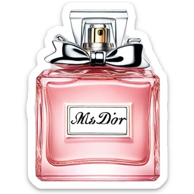 Miss dior perfume sticker