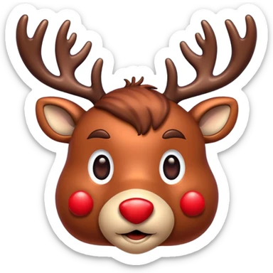 Rudolph sticker