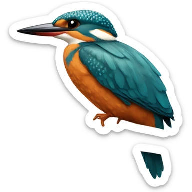 Kingfisher sticker