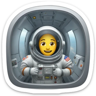 estacion espacial intenacional sticker