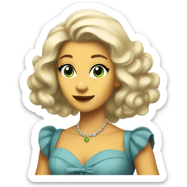 galinda upland from WICKED sticker