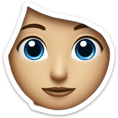 buho morado y azul futurista sticker