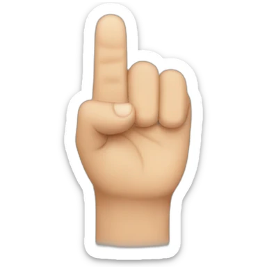 finger point sticker