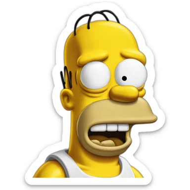homer-simpson-from-simpsons-exasperated-doh sticker