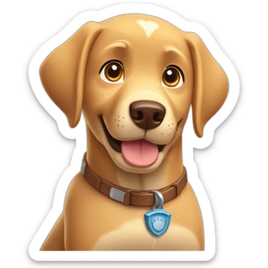 paw patrol labrador retriever sticker