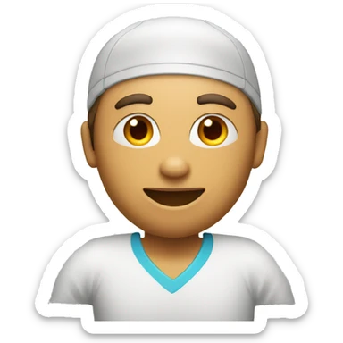 tennis player symmetric holding racquet back profile sticker