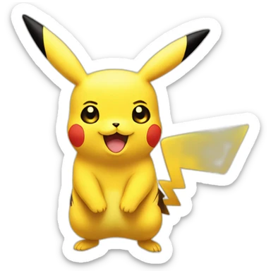 Pikachu thumbs up sticker