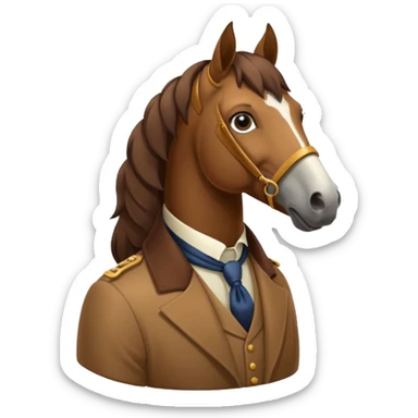 Gentleman Horse  sticker