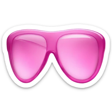 Cosmopolitan pink glass sticker