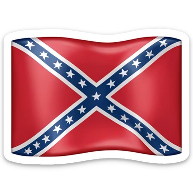 Confederate flag emoji  sticker