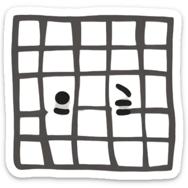 a square sheet of paper with text written in a sloppy way  sticker