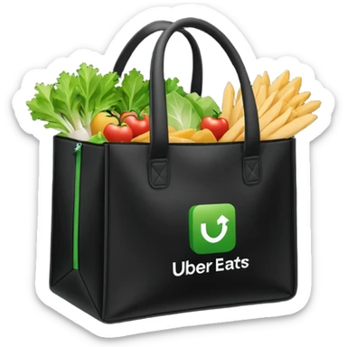 Uber eats bag sticker
