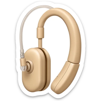 Telinga aid, hearing aid color beinge  sticker