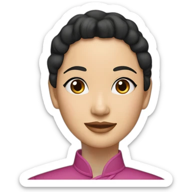 Qi pao mariah sticker