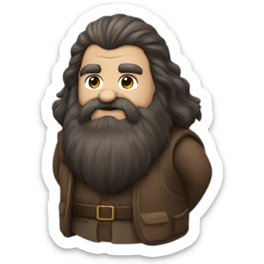 Rubeus Hagrid sticker